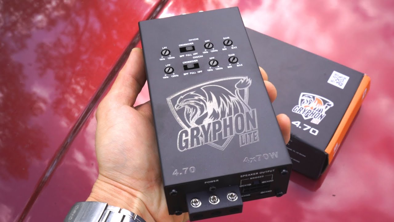 Компактный усилитель для автозвука Dl Audio Gryphon Lite 4.70
