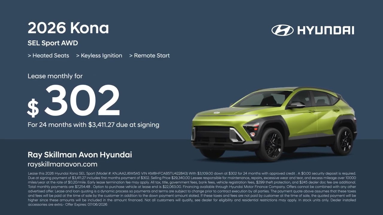 Hyundai Kona 06/20/2026 7559087 - YouTube