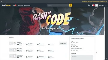 Clash of Code on CodinGame - A Success