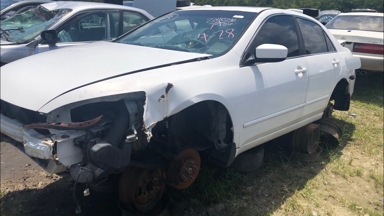 Junkyard in Jacksonville Florida Honda edition YouTube