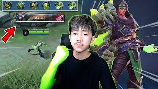 MAIN ALDOUS IJO LUMUT PAKAI BUILD SEMUA HIJAU AUTO MANIAC - Mobile legends