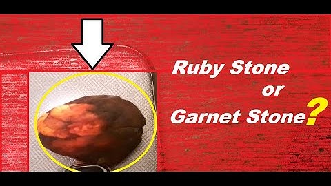 Ruby Stone or Garnet Stone?What do you think?