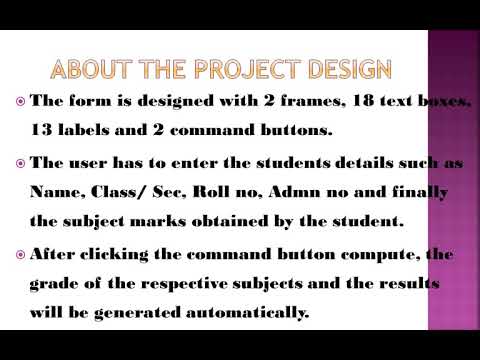 Project with Visual Basic 6.0  - "Students Report card generation"