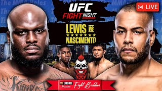 🔴UFC ST LOUIS: LEWIS x NASCIMENTO + BUCKLEY x RUZIBOEV | Live Fight Commentary