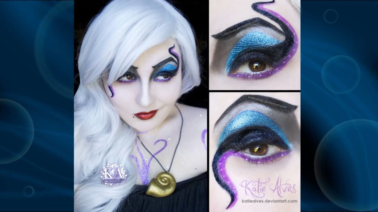 Ursula Cosplay Makeup Tutorial YouTube