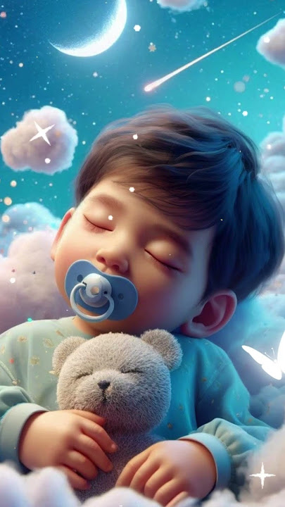 Baby Lullaby 4 ✨ Mozart Brahms Lullaby ❤️ Sleep Instantly Within 1 Minute ♫ #shorts #lullaby #baby