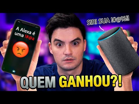 BATALHA ENTRE SIRI E ALEXA! QUEM GANHOU? [+10]