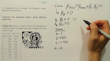 The Dependent t-test (Matched Pair t-Test), Example 139