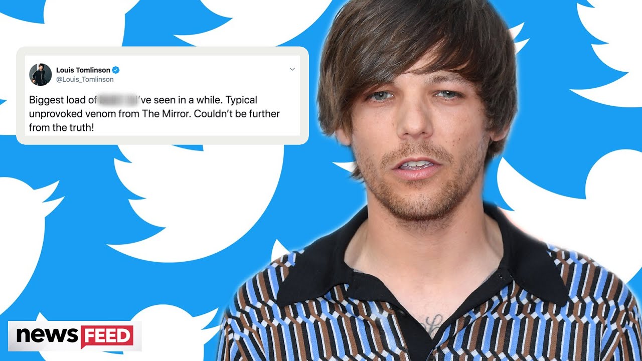 Louis Tomlinson EXPLODES On Twitter Over One Direction Tabloid Article! - YouTube