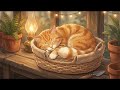 🌧️ Cozy Greenhouse in a Thunderstorm | Ghibli-Inspired ASMR Ambience for Sleep & Study 🌿