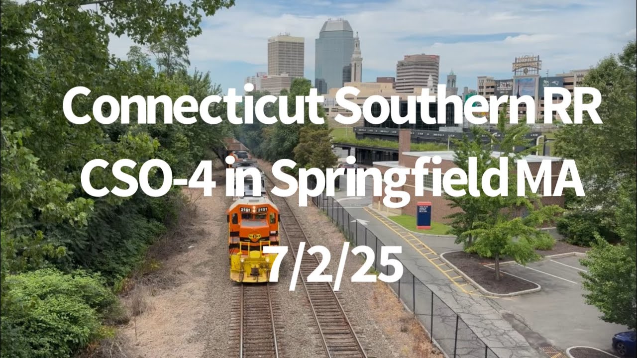 Connecticut Southern CSO-4 in Springfield - YouTube