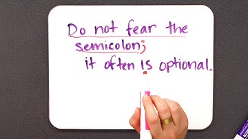 How to Use Semi-Colons | Grammar Lessons