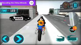 Police Moto Bike Prisoner Transport 3D screenshot 4