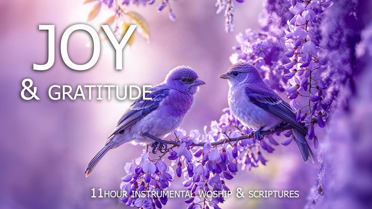 JOY & GRATITUDE | Calming Scriptures with Soft Gospel Piano | Christian Instrumental