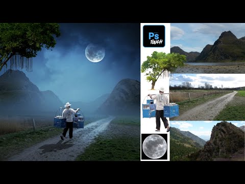 PS Touch Editing Tutorial | Human Interest Photo Manipulation Tutorial | Digital Art