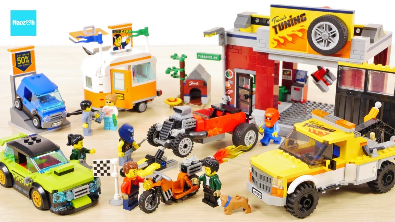 すごいセットだ レゴ シティ 車の修理工場 Lego City Tuning Workshop Speed Build Review Youtube