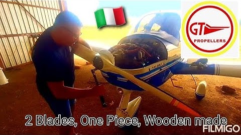 Testing original GT Propeller on TECNAM