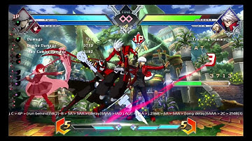 [BBTAG] Narukami Persona Displacement Pressure Concept and Routes w/ Ruby (Notations Included)