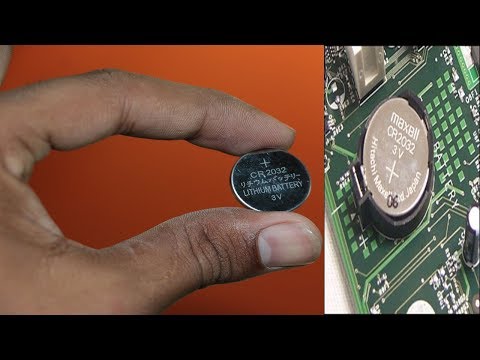 How To Replace Dead CMOS Battery In A Desktop Computer's Motherboard