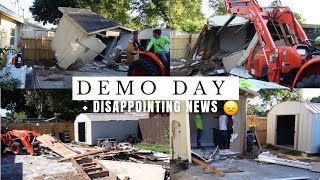 Its Demo Day Adding An Addition To Our Backyard Small Home Transformation