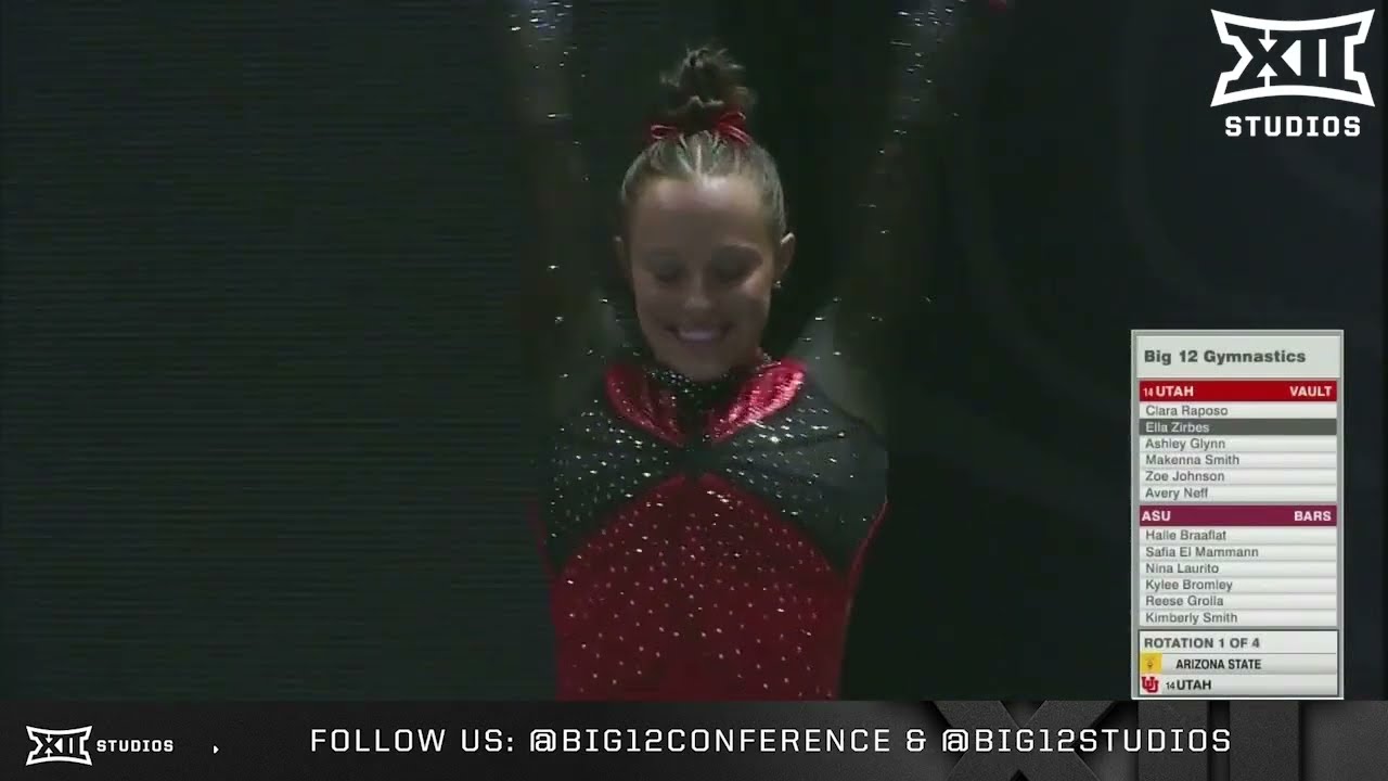 Utah's Ella Zirbes Drops a 9.900 on the Vault vs. Arizona State | 2026 Big 12 Gymnastics