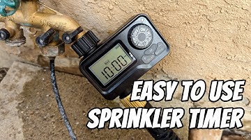 This BN LINK Programmable Sprinkler Timer is super simple to setup and use.