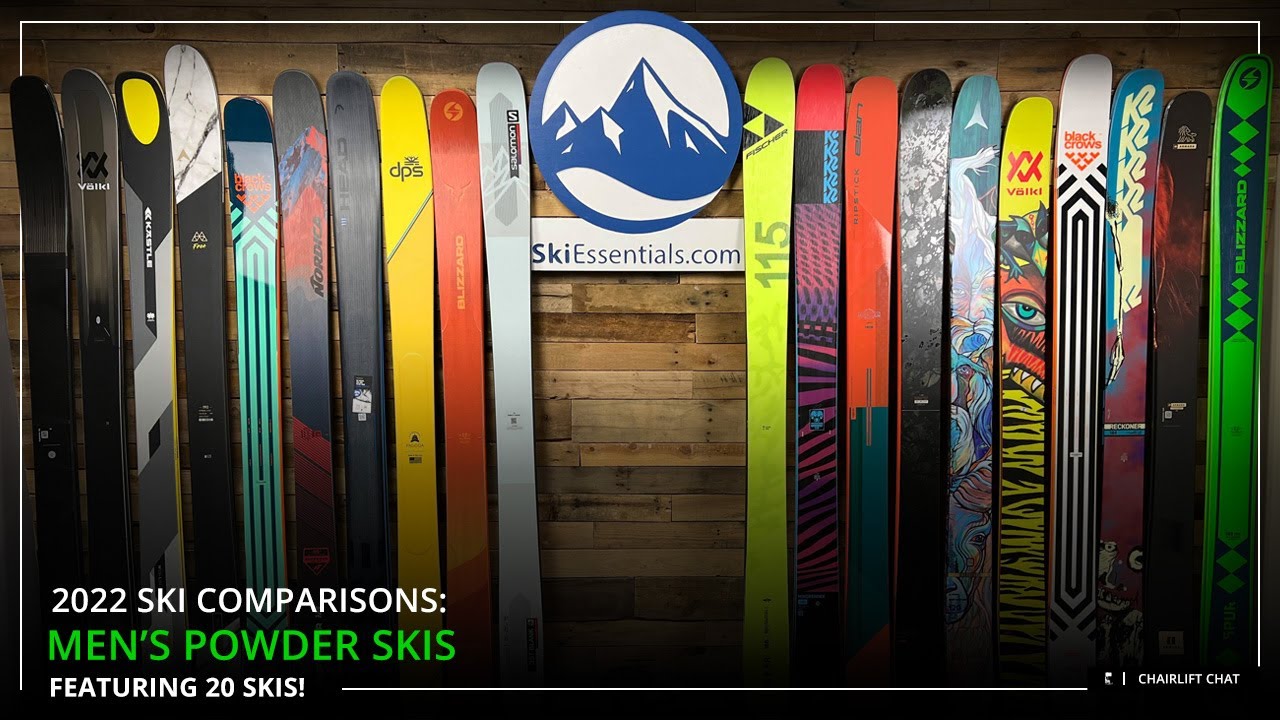 Men's Powder Comparison Ski Comparison with SkiEssentials.com - YouTube