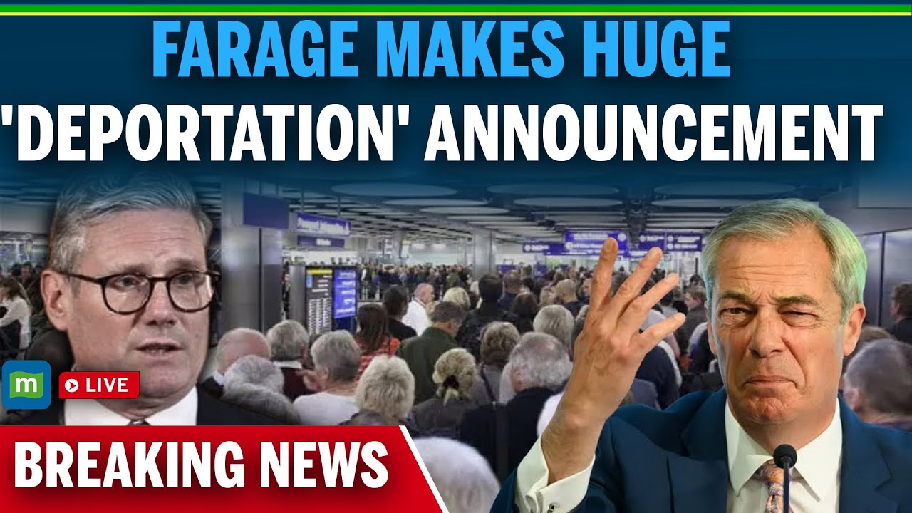 Nigel Farage LIVE: Reform UK’s Biggest Deportation Announcement | Farage Speech on Illegal Migrants