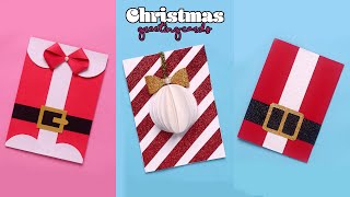 3 Easy Christmas Greeting Card | How to make a DIY Christmas Cards | Paper Crafts