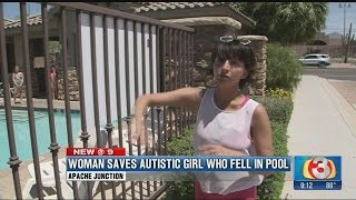 Passerby saves autistic girl from drowning