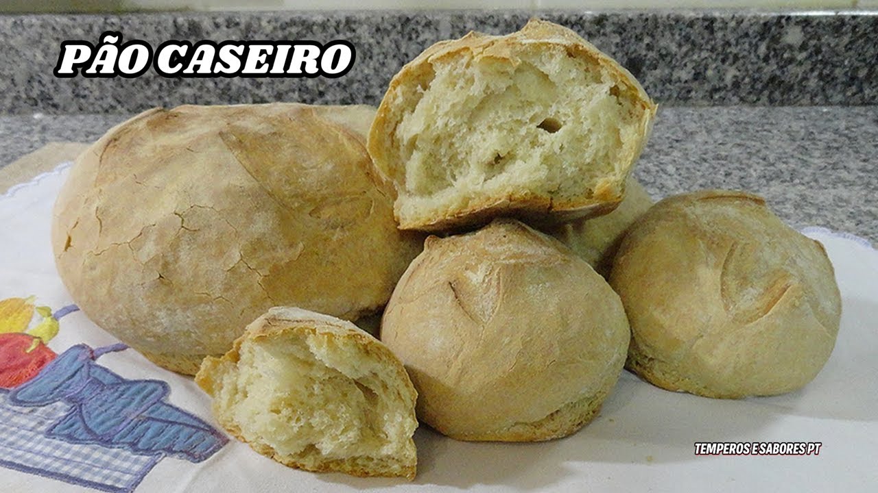 PÃO CASEIRO DELICIOSO E FÁCIL melhor Impossível