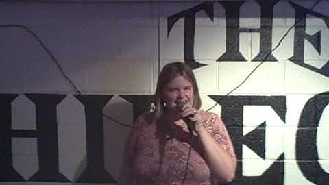 Amy Singing The Pussycat Song Karaoke Hideout Bar 6-17-09