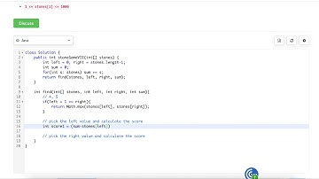 Stone Game VII | Leetcode