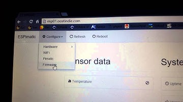 ESPimatic firmware flash