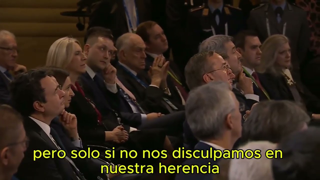 Речь Марко Рубио в Мюнхене, которая вызвала бурные аплодисменты в зале (испанские субтитлы).