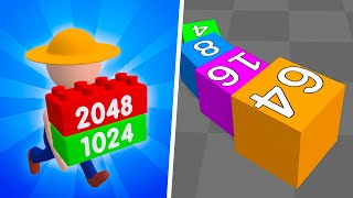 Brick Runner vs Cube Arena 2048  - 123456789 ⭐Max Level Gameplay (Part 1)