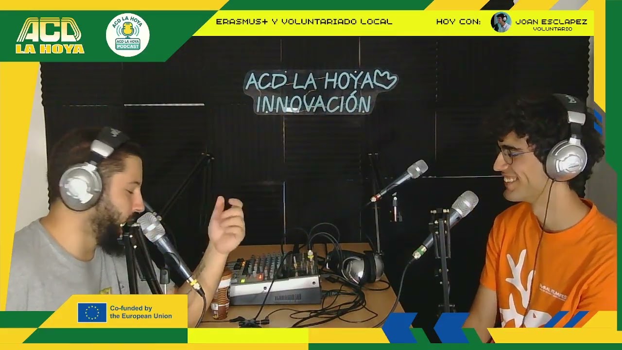 ERASMUS+ Y VOLUNTARIADO LOCAL! con Joan Esclapez - ACD LA HOYA CAST EP#2