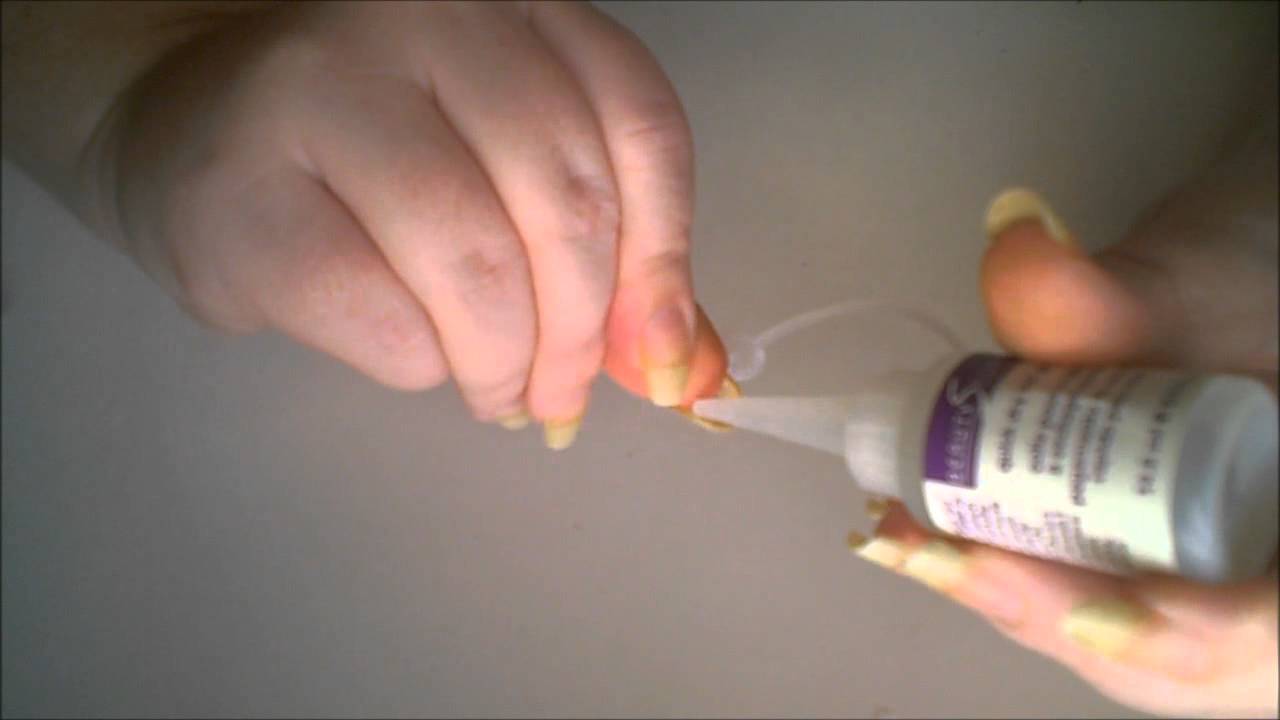 How to: Fix a Broken Nail using Coffee Filter?! - YouTube