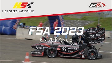 Formula Student Austria 2023 | 1st Place Endurance | High Speed Karlsruhe