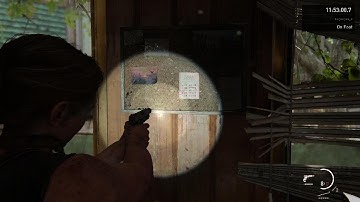 TLOU 2 ON FOOT SAFE CODE