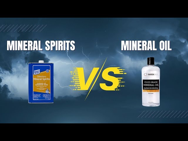 White Oil VS Mineral Spirits