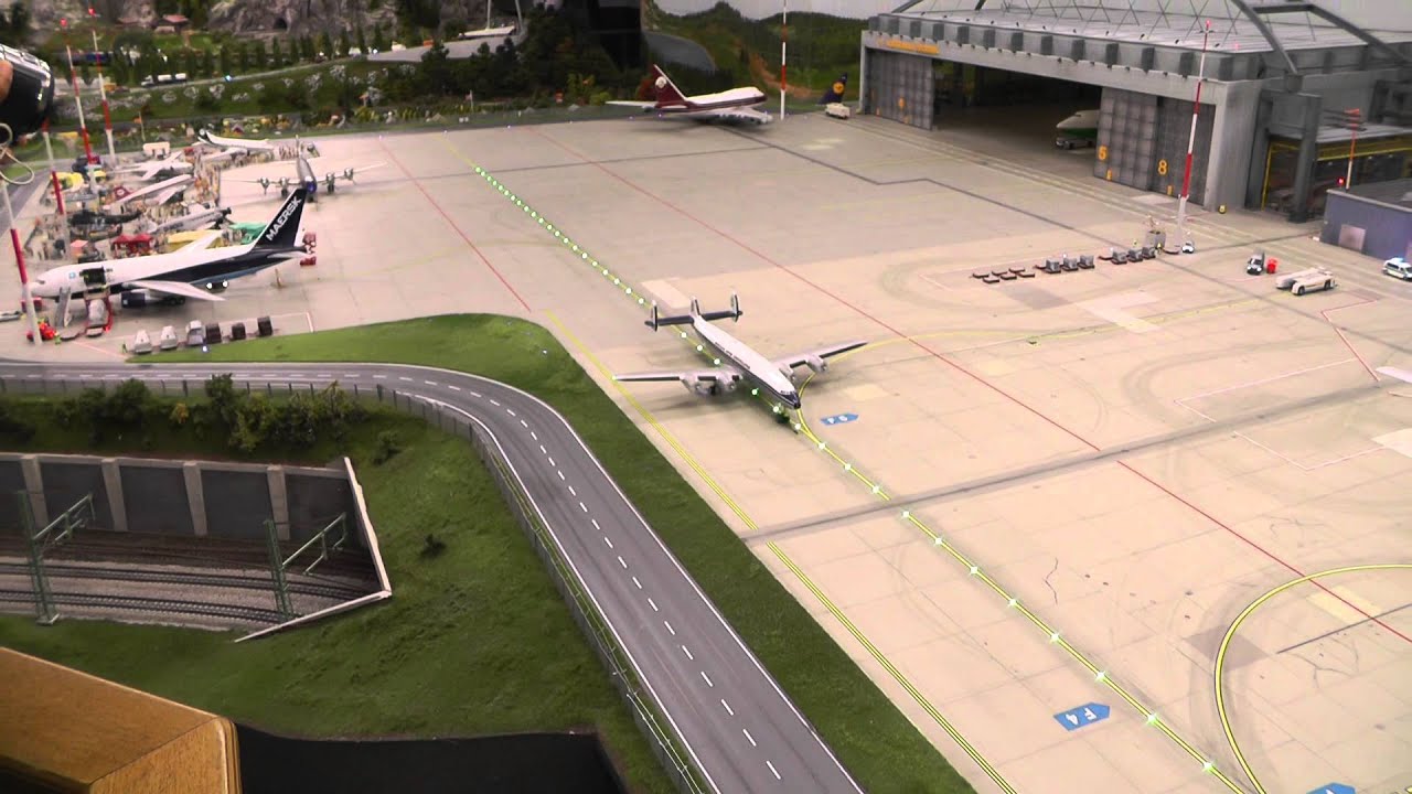 The Biggest HO scale Airport of the world in Miniatur Wunderland