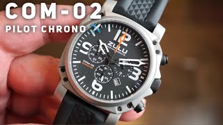 ZULU Instruments Trintec COM 02 Pilot Chrono Watch Review