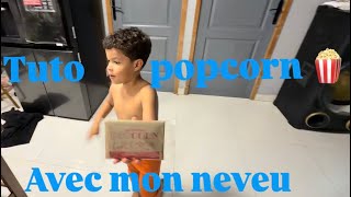 Mission du jour : faire du popcorn au micro-ondes 🍿👨🍳 Verdict de mon neveu : validé ! 😂 #tutorial