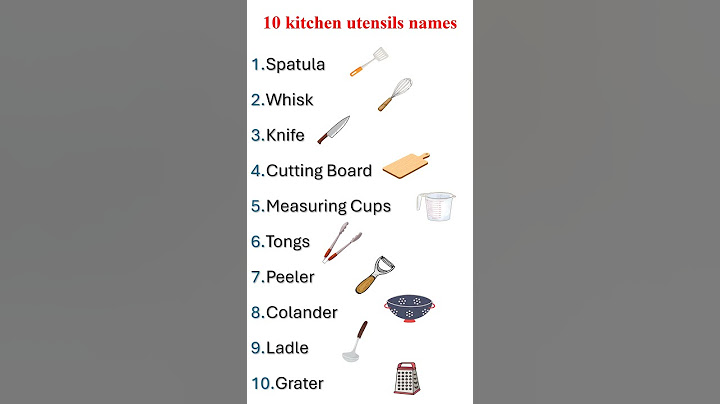 Top 10 Essential Kitchen Utensils Names for Beginners