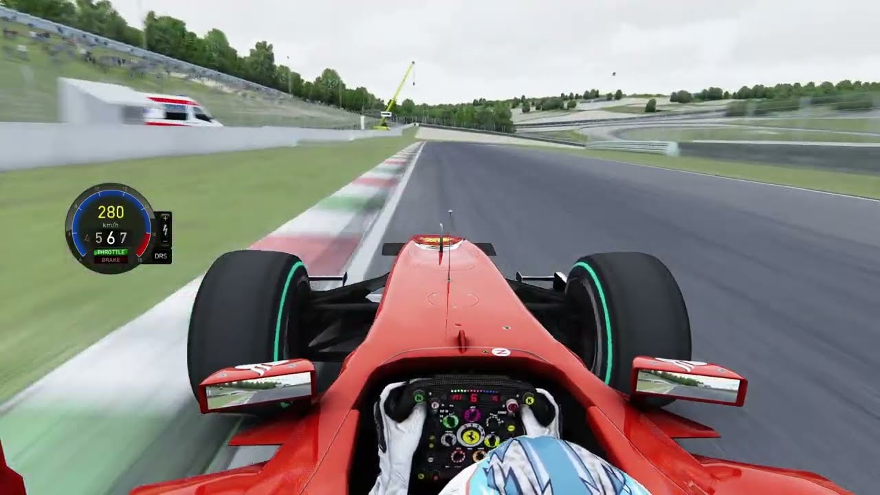 Assetto Corsa | Ferrari F10 at Mugello | High Downforce corners