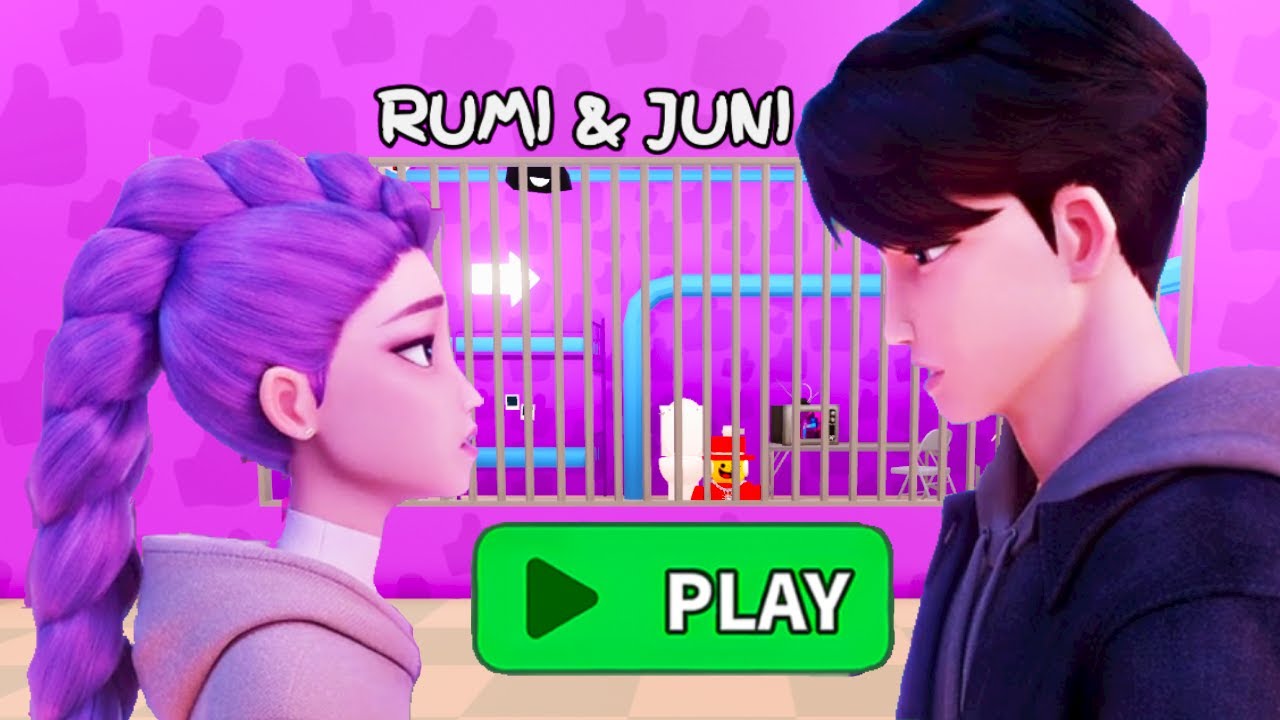 RUMI & JUNI PRISON RUN! Obby Gameplay Walkthrough No Death 4K