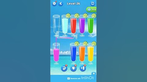 Water sort Level 25😍🍋        #game #games #puzzle #watersortpuzzle