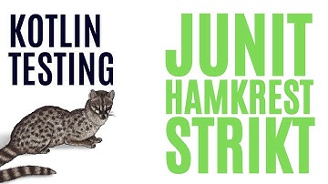 Kotlin assertion libraries - JUnit, Hamkrest and Strikt