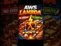AWS Lambda Explained in 30 Seconds ⚡ | Stop Wasting Servers!